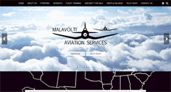 Desktop Screenshot of malavoltiaviation.com